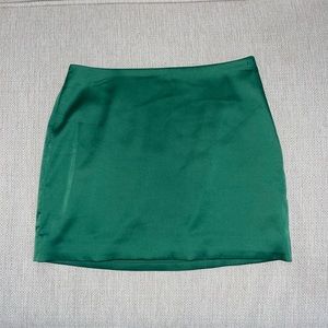 Sunday best green mini skirt